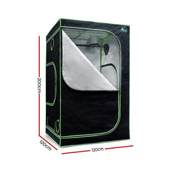 Greenfingers Grow Tent 120x120x200CM Hydroponics Kit Indoor Plant Room System-VIC_Rural