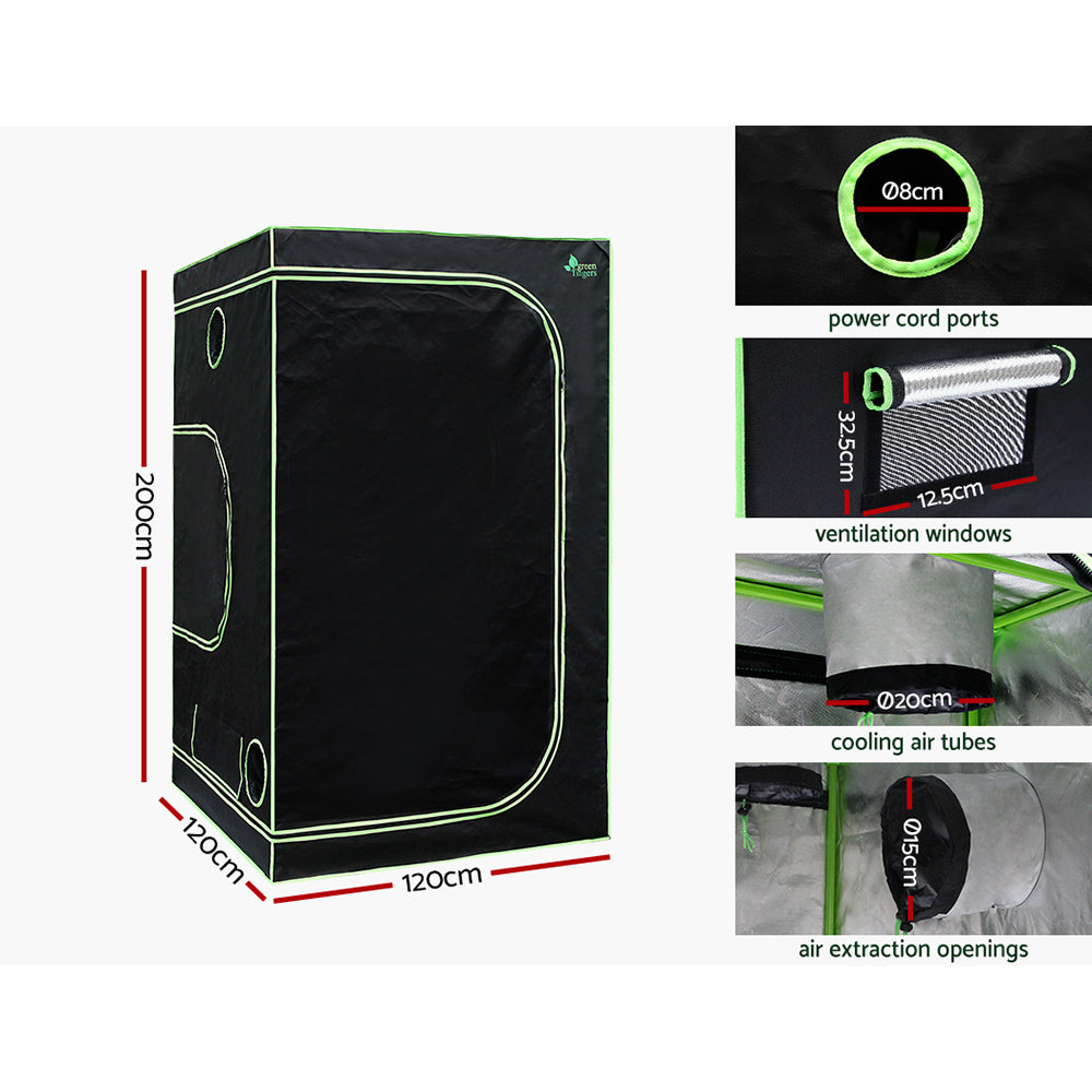 Greenfingers Grow Tent Light Kit 120x120x200CM 2200W LED Full Spectrum-QLD_Metro