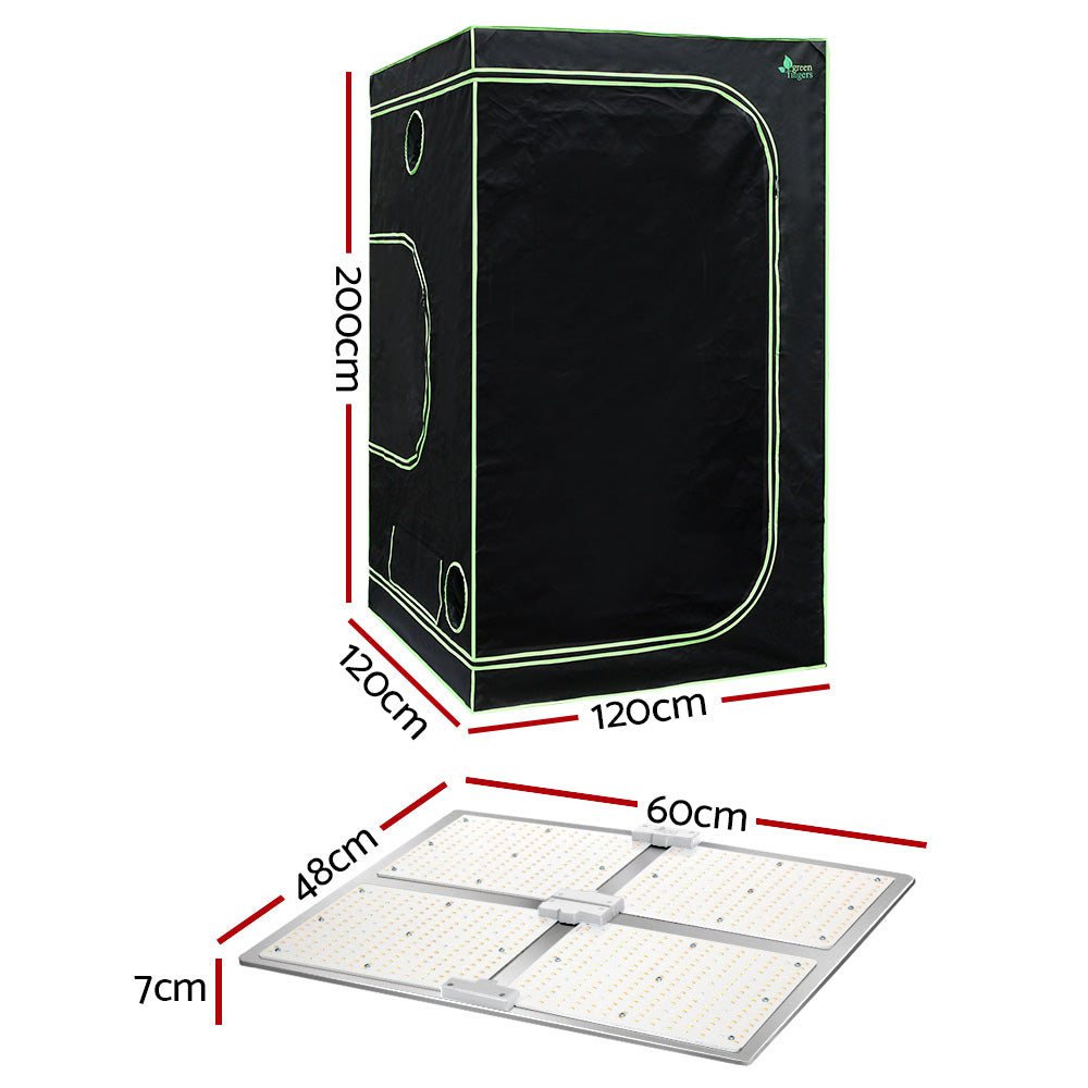 Greenfingers Grow Tent Light Kit 120x120x200CM 4500W LED Full Spectrum-REMOTE