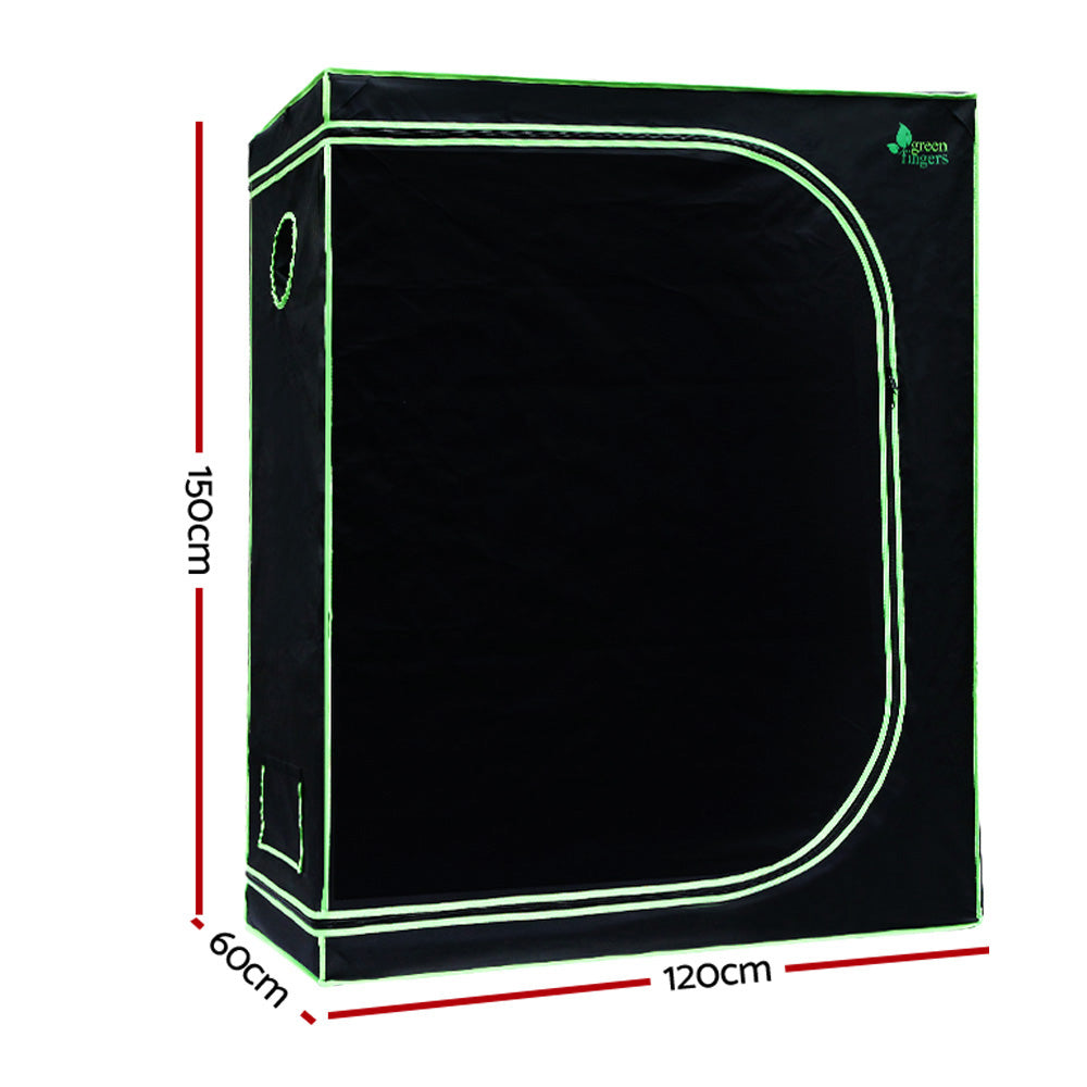 Greenfingers Grow Tent 120x60x150CM Hydroponics Kit Indoor Plant Room System-ACT