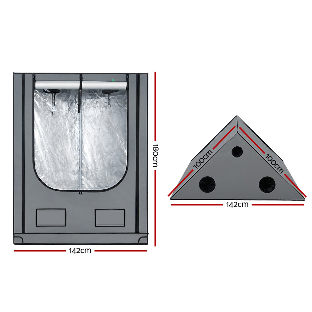 Greenfingers Grow Tent Kits Hydroponics Kit Indoor Grow System 142X100X180CM-NSW_Rural