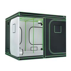 Greenfingers Grow Tent Kits 240x240x200cm Hydroponics Indoor Grow System Black-WA_Rural