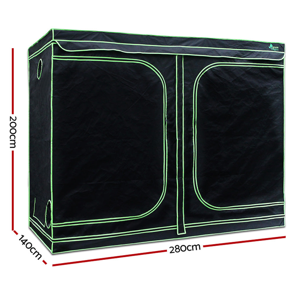 Greenfingers Grow Tent 280x140x200CM Hydroponics Kit Indoor Plant Room System-ACT