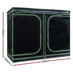 Greenfingers Grow Tent 280x140x200CM Hydroponics Kit Indoor Plant Room System-VIC_Rural