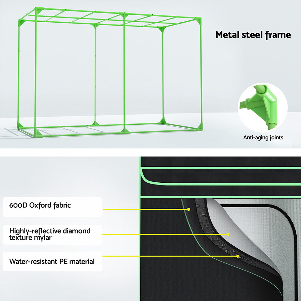 Greenfingers Grow Tent Kits 300x150x200cm Hydroponics Indoor Plant Grow System-ACT