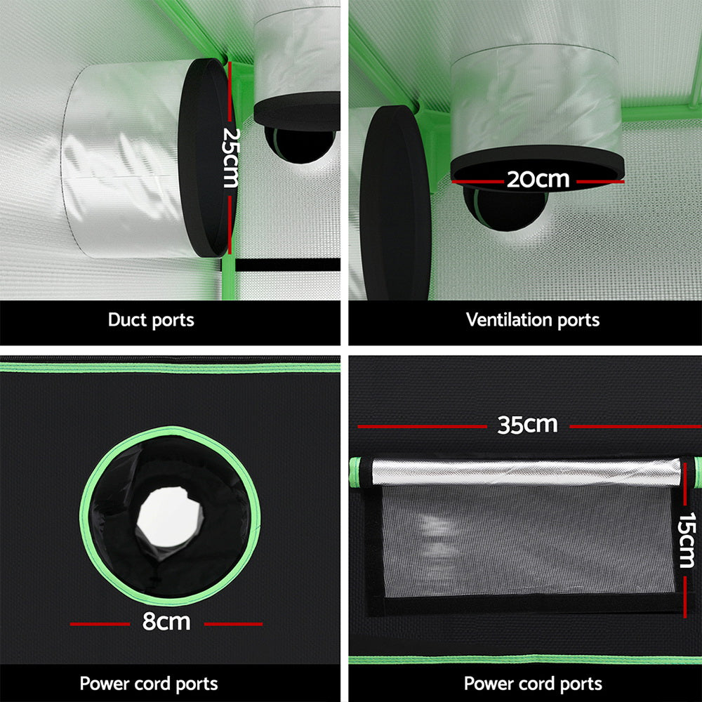 Greenfingers Grow Tent Kits 300x150x200cm Hydroponics Indoor Plant Grow System-VIC_Metro