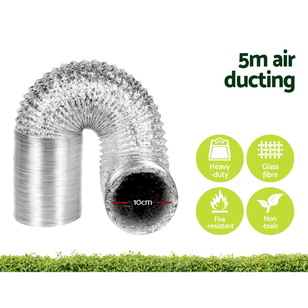 Greenfingers Grow Tent Light Kit 120x120x200CM 1000W LED 4" Vent Fan,Greenfingers Grow Tent Light Kit LED 1000W Full Spectrum 4" Vent 120x120x200CM-NSW_Metro