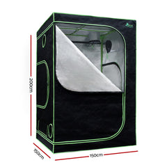 Greenfingers Grow Tent Light Kit 150x150x200CM 1000W LED 4" Vent Fan,Greenfingers Grow Tent Light Kit LED 1000W Full Spectrum 4" Vent 150x150x200CM-TAS_Rural