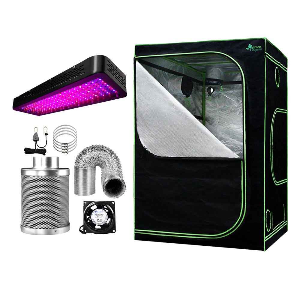 Greenfingers Grow Tent Light Kit 150x150x200CM 2000W LED 4" Vent Fan,Greenfingers Grow Tent Light Kit LED 2000W Full Spectrum 4" Vent 150x150x200CM-ACT