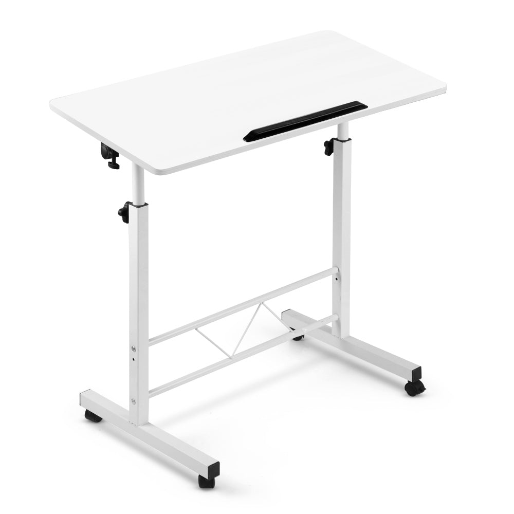 Artiss Laptop Desk Table Adjustable 80CM White