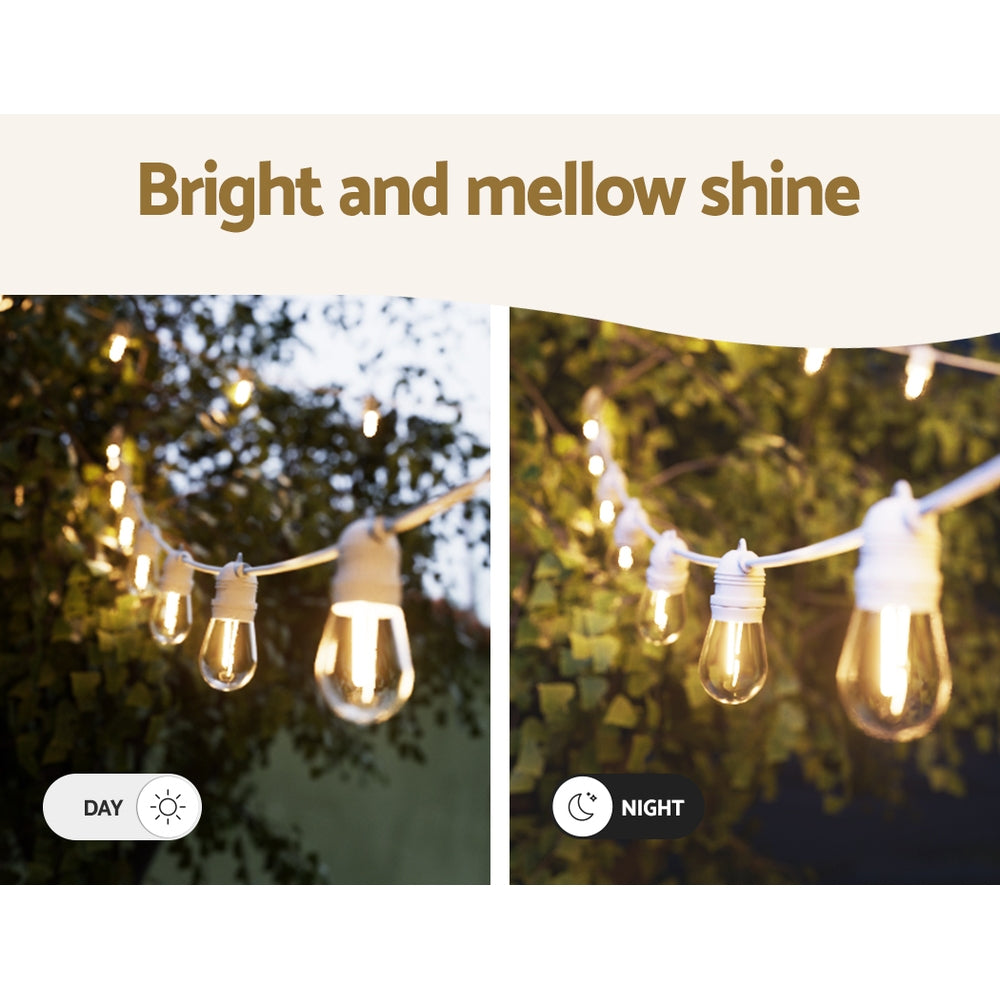 95M LED Festoon Light Outdoor String Light Christmas Wedding Party Decorations-VIC_Metro