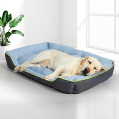 PaWz Pet Cooling Bed Sofa Mat Bolster Large