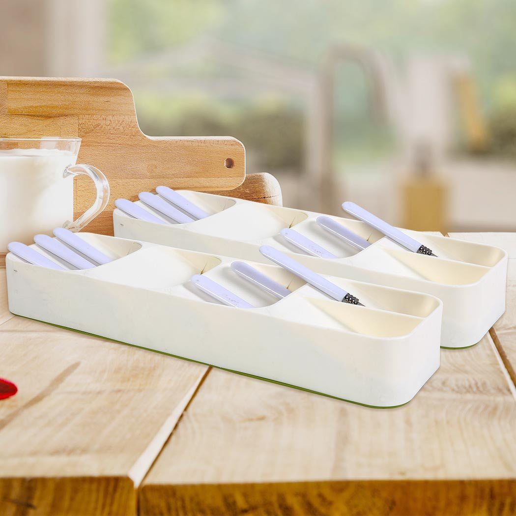 2x Cutlery Organiser Drying Tray Kitchen-NSW_Metro