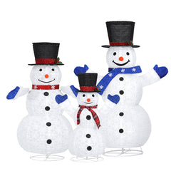 3 PCS Christmas Lights 330 LED Fairy Light Snowman Decorations Jingle Jollys-QLD_Metro