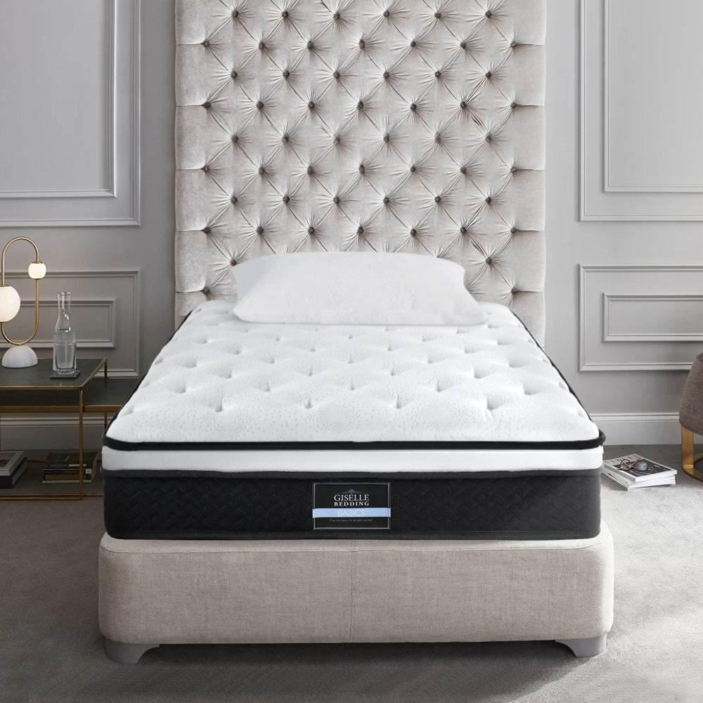 Giselle Bedding 21cm Mattress Euro Top King Single-REMOTE