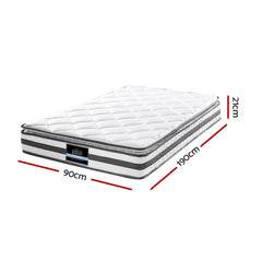 Giselle Bedding 21cm Mattress Pillow Top Single-WA_Metro