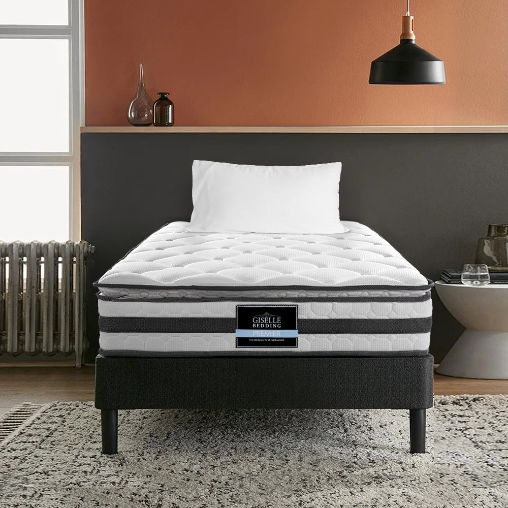 Giselle Bedding 21cm Mattress Pillow Top Single-VIC_Metro