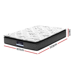 Giselle Bedding 24cm Mattress Pillow Top King Single-TAS_Metro