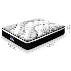 Giselle Bedding 32cm Mattress Euro Top King-NT_Rural