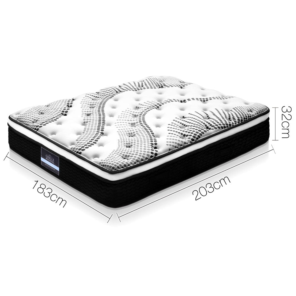 Giselle Bedding 32cm Mattress Euro Top King-WA_Metro