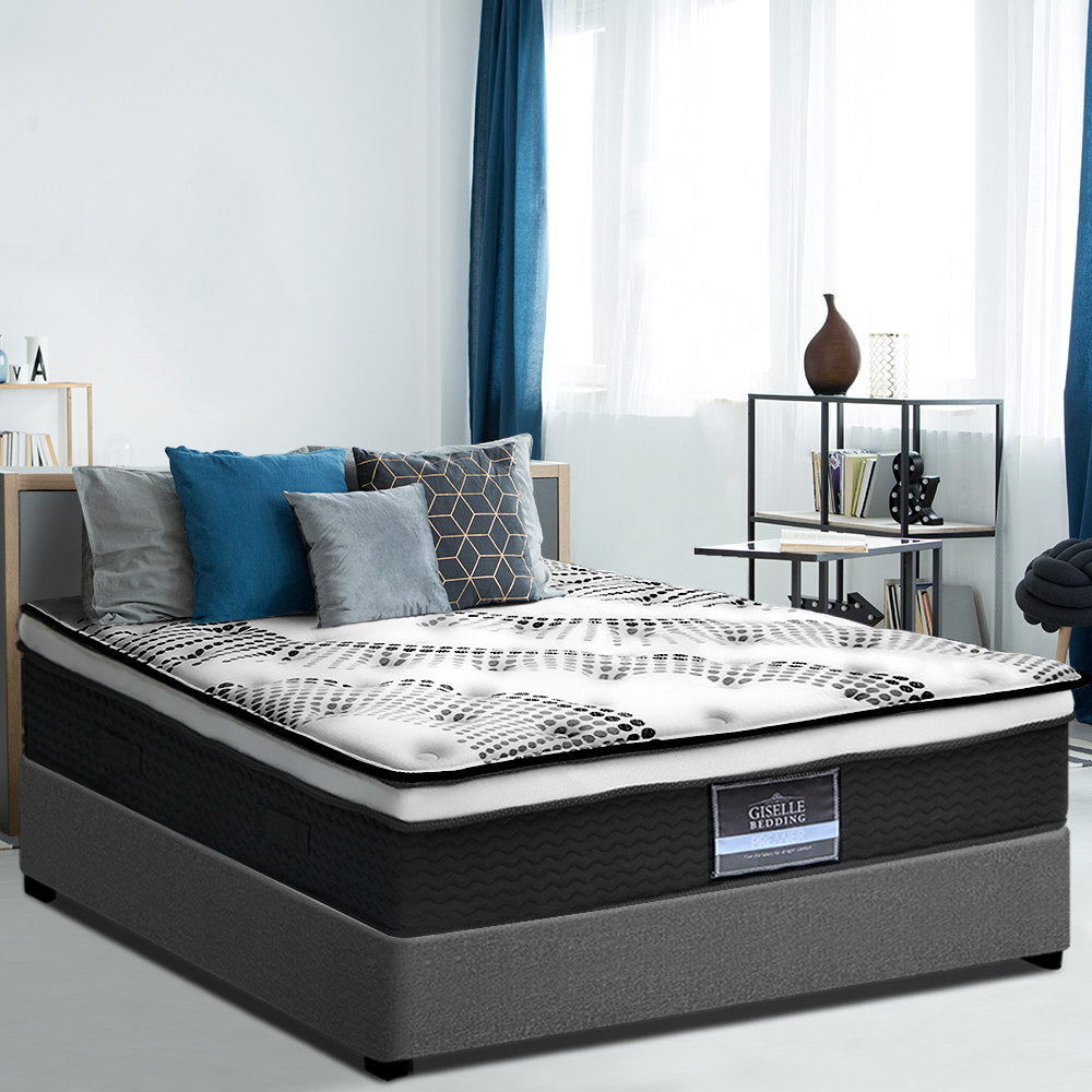 Giselle Bedding 32cm Mattress Euro Top King-WA_Metro