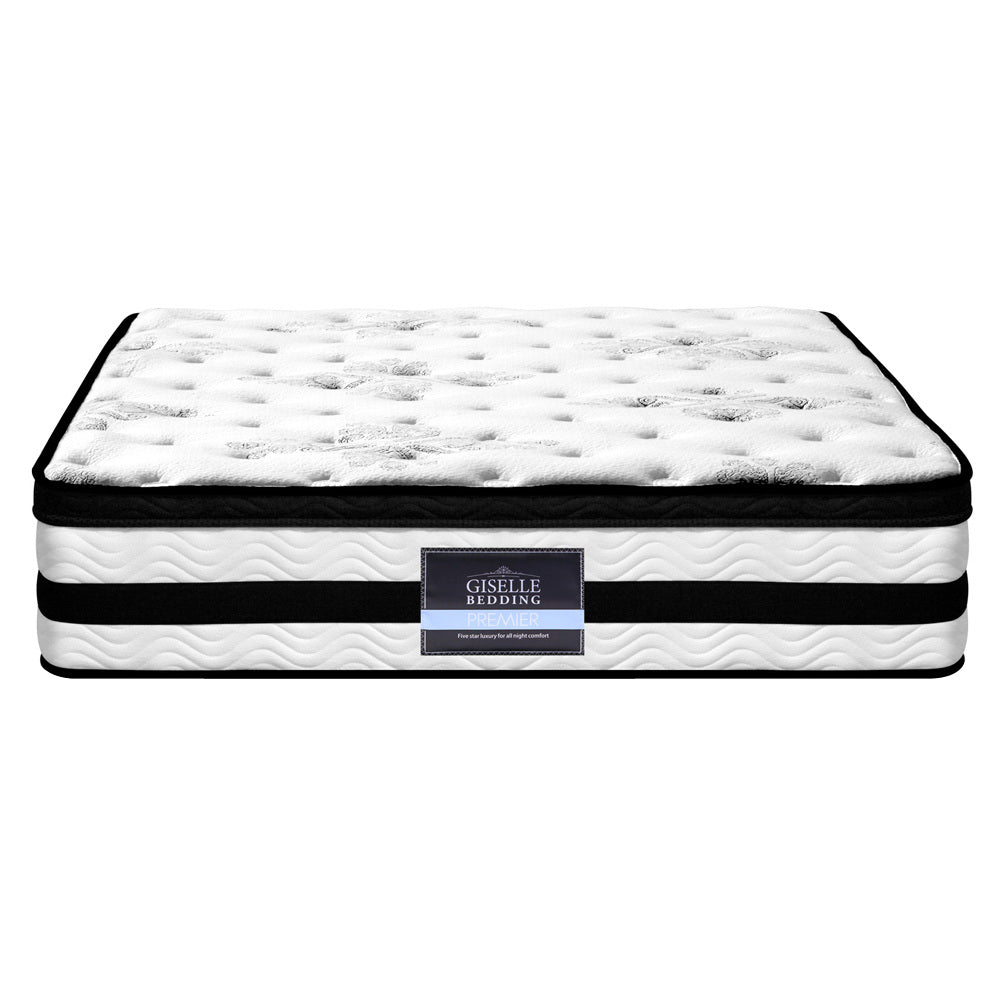 Giselle Bedding 34cm Mattress Euro Top Pocket Spring King-ACT