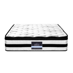 Giselle Bedding 34cm Mattress Euro Top Pocket Spring King Single-REMOTE