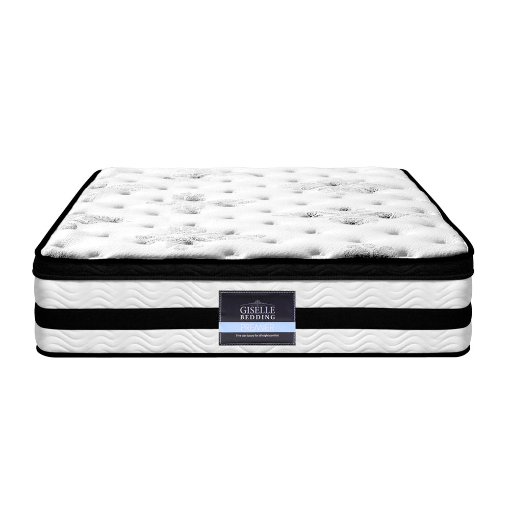 Giselle Bedding 34cm Mattress Euro Top Pocket Spring King Single-QLD_Rural