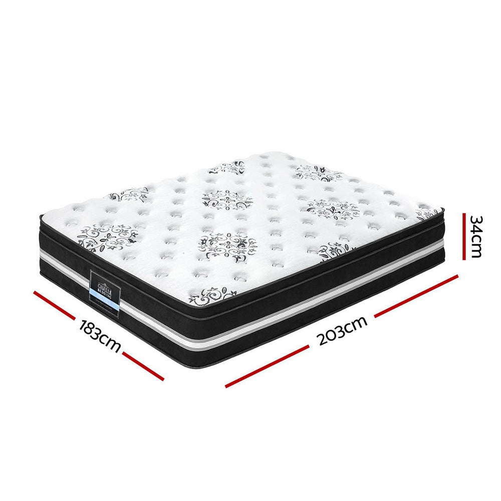 Giselle Bedding 34cm Mattress Cool Gel Memory Foam King-SA_Metro