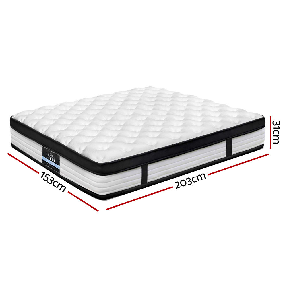 Giselle Bedding 31cm Mattress Euro Top Queen-ACT