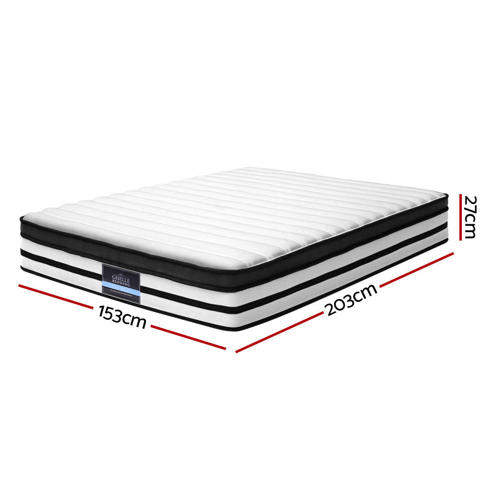 Giselle Bedding 27cm Mattress Euro Top Queen-ACT