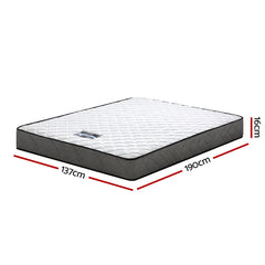 Giselle Bedding 16cm Mattress Tight Top Double-TAS_Metro