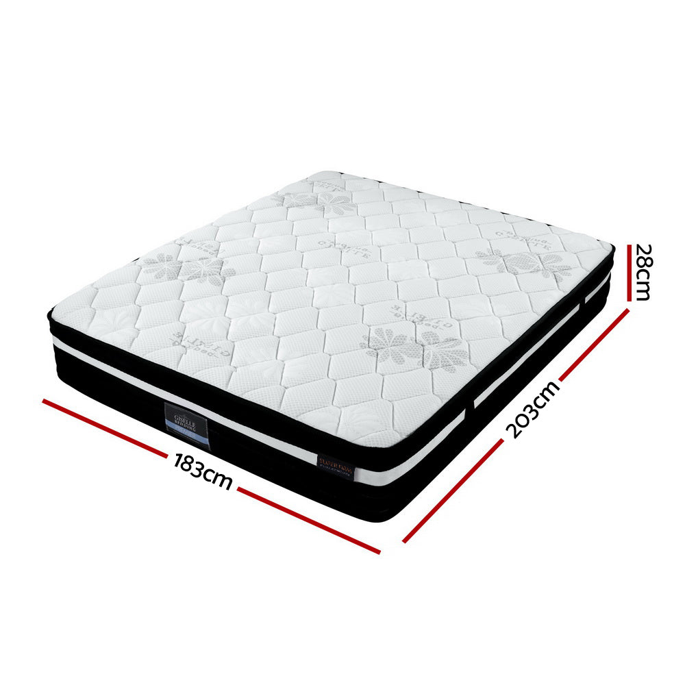 Giselle Bedding 28cm Mattress Super Firm King-ACT