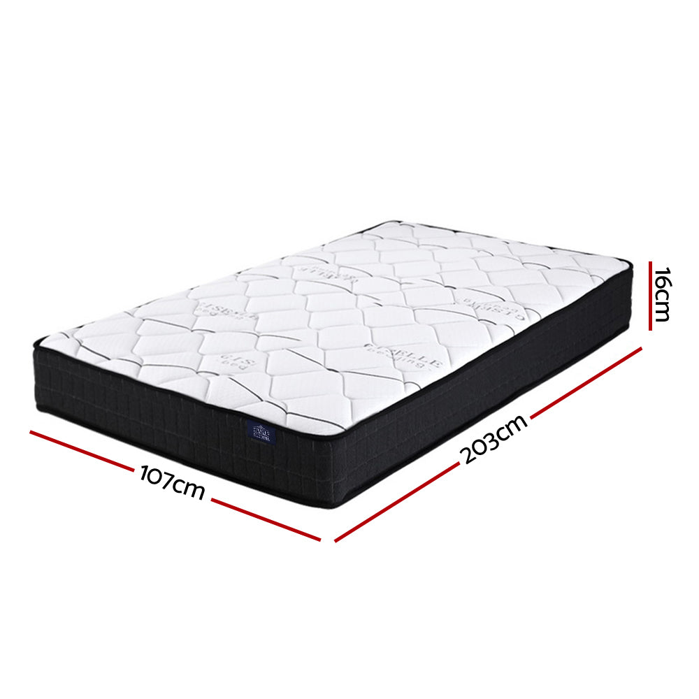 Giselle Bedding 16cm Mattress Medium Firm King Single-ACT