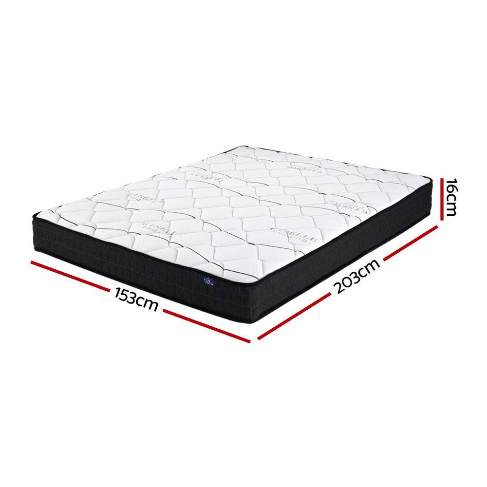 Giselle Bedding 16cm Mattress Medium Firm Queen-ACT