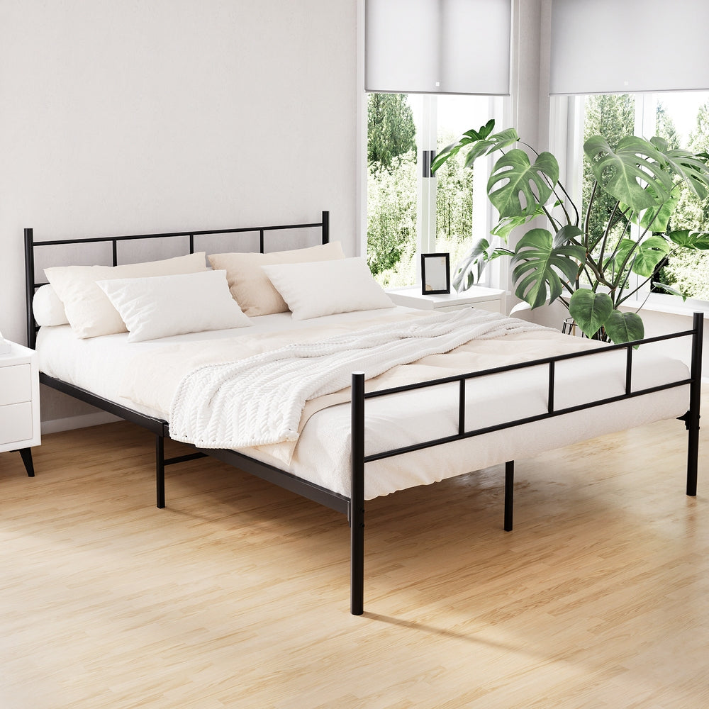 Artiss Bed Frame Queen Metal Bed Frames SOL-ACT