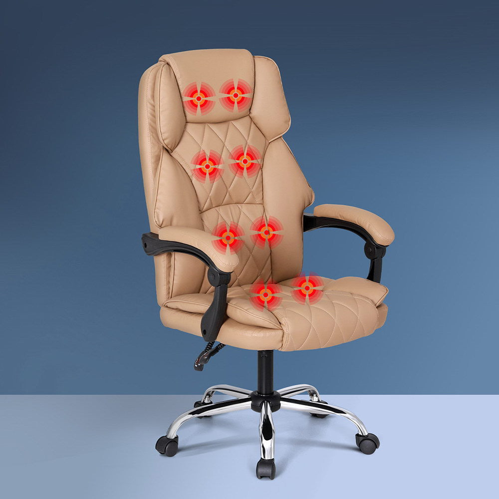 Artiss Massage Office Chair Computer Chairs High Back-ACT