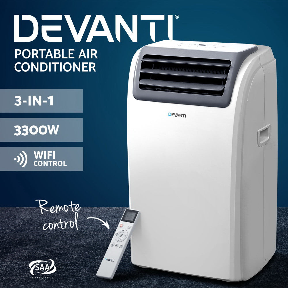 Devanti Portable Air Conditioner WiFi 12000BTU-WA_Rural