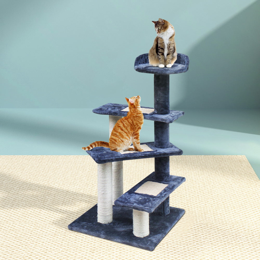 i.Pet Cat Tree 100cm Scratching Post Scratcher Tower Wood Condo House Trees Bed