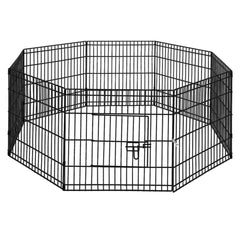 i.Pet 2x24" 8 Panel Dog Playpen Pet Fence Exercise Cage Enclosure Play Pen