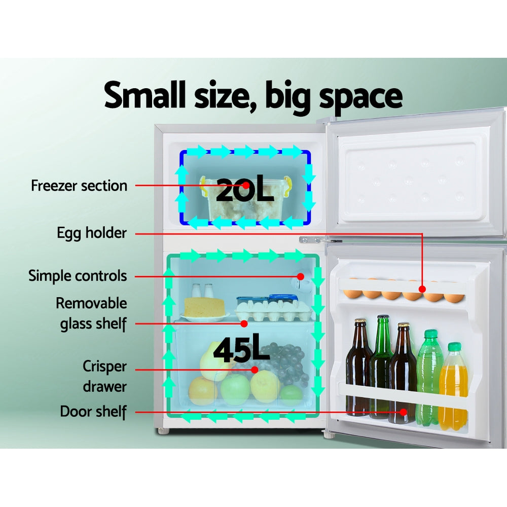 Glacio 65L Portable Fridge Freezer Bar Upright 12V/24V/240V Camping Caravan-NSW_Rural