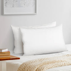 Giselle Bedding Goose Feather Down Pillow Luxury Twin Pack