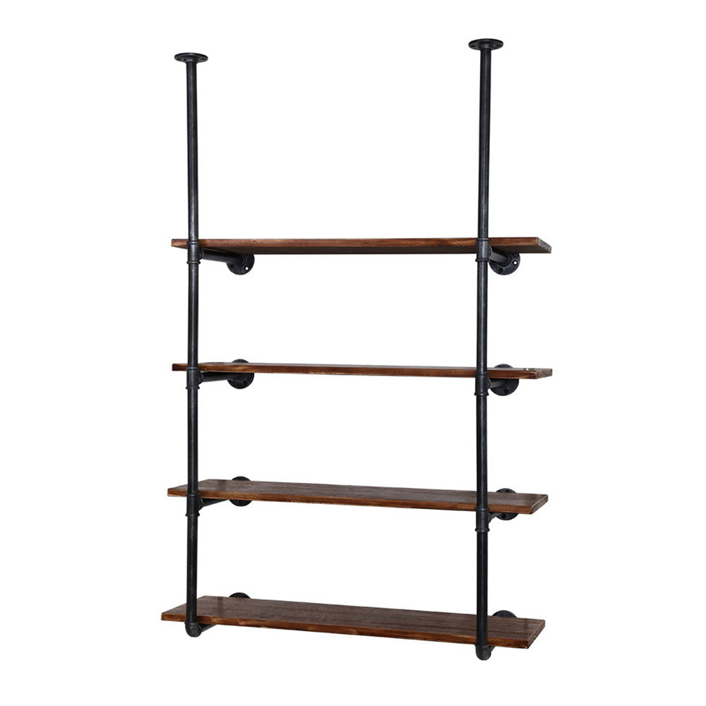 Artiss Wall Shelves Display Bookshelf Industrial DIY Pipe Shelf Rustic Brackets