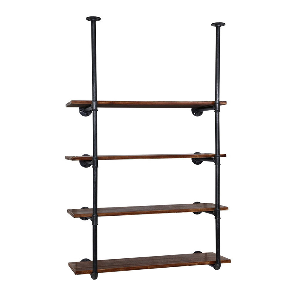 Artiss Wall Shelves Display Bookshelf Industrial DIY Pipe Shelf Rustic Brackets