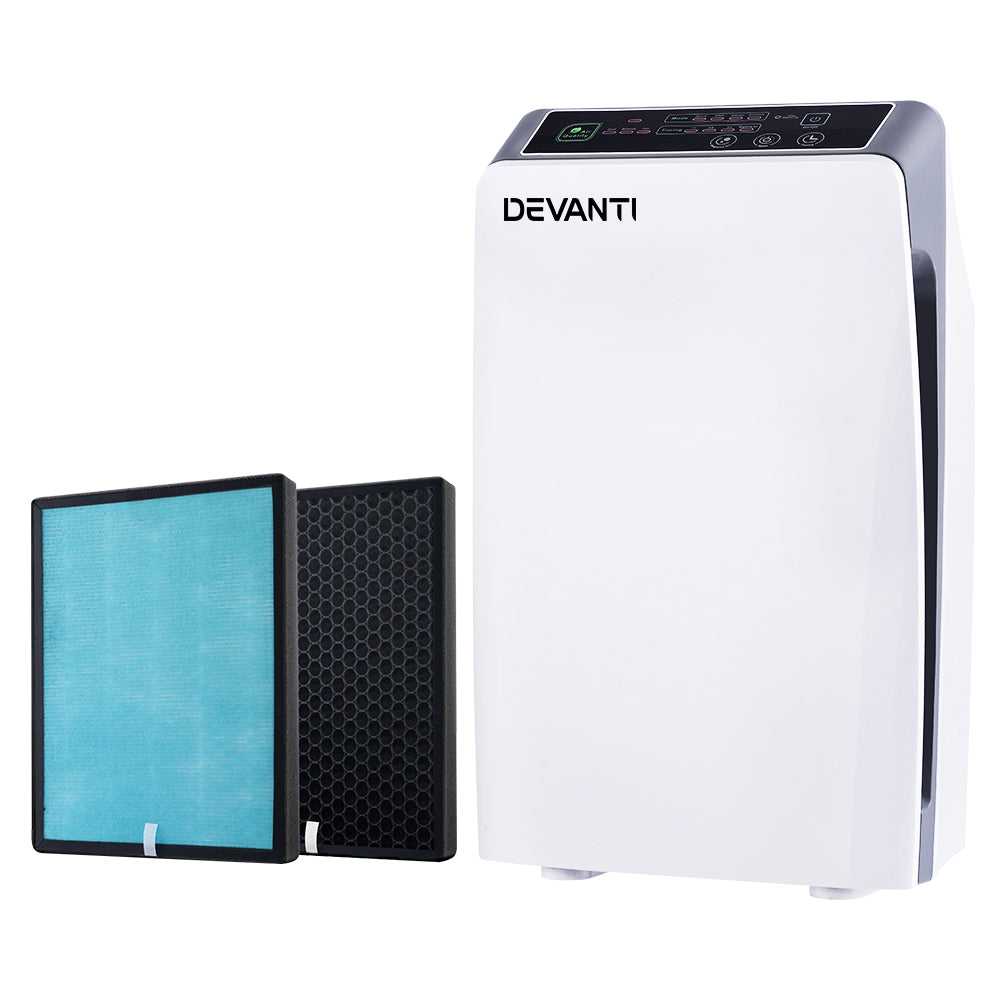 Devanti Air Purifier 4 Stage HEPA w/Replacement Filter-ACT