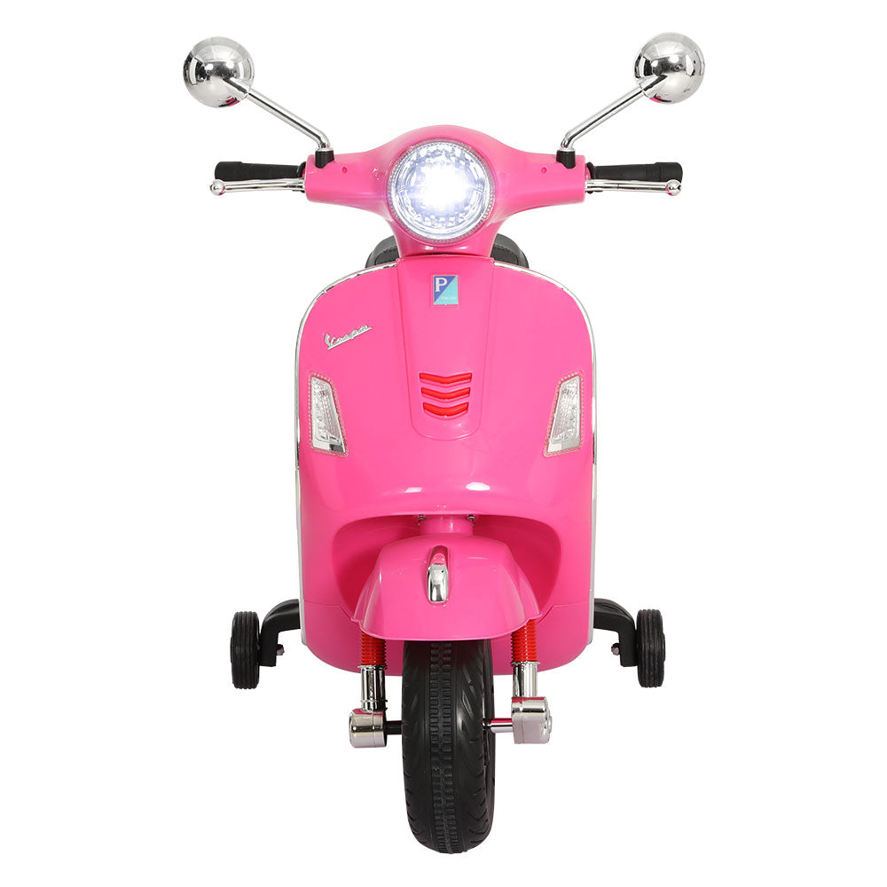 Kids Electric Ride On Car Motorcycle Motorbike Vespa Licensed GTS Pink-QLD_Metro