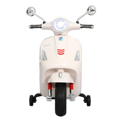 Kids Electric Ride On Car Motorcycle Motorbike Vespa Licensed GTS White-SA_Metro