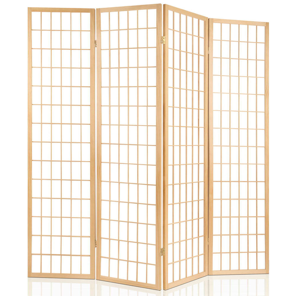 Artiss 6 Panel Room Divider Screen 261x179cm Natural-ACT