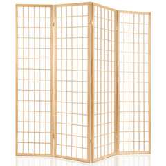 Artiss 6 Panel Room Divider Screen 261x179cm Natural-NT_Metro