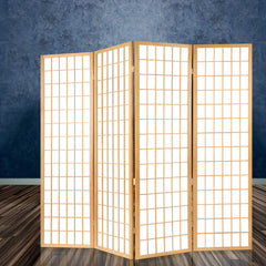 Artiss 6 Panel Room Divider Screen 261x179cm Natural-NT_Rural